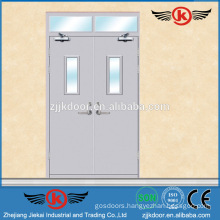 JK-F9009 fireproof steel security door of and factory price/fire door release